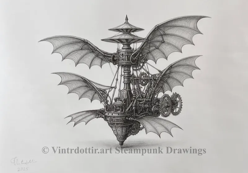 Ornithopter No. III - Machina Nocturna