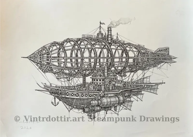 Aerostat No. II - Machina Aetheris, layer 7/8